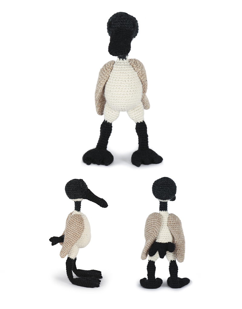 toft ed's animal camille the canadian goose amigurumi crochet
